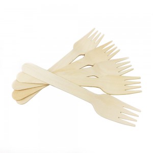 160mm Wooden Cutlery